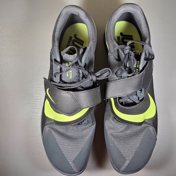 Nike Rival Jump DR2756‑002 Track Jumping Spikes Men’s Size 12 Black - Picture 2 of 9